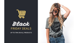 The Best Black Friday Deals - Free HTML5 Template