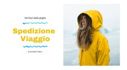 Compagnia Di Viaggi Per Spedizioni Avventurose - Generatore Di Siti Web Multiuso Creativo