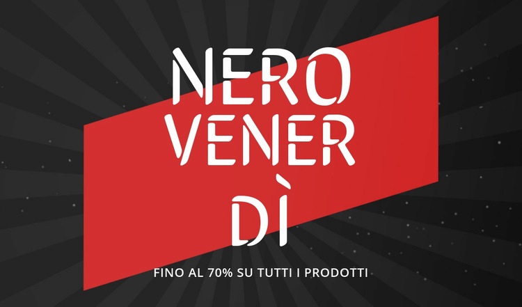 Goditi fino al 70% su tutto Un modello di pagina