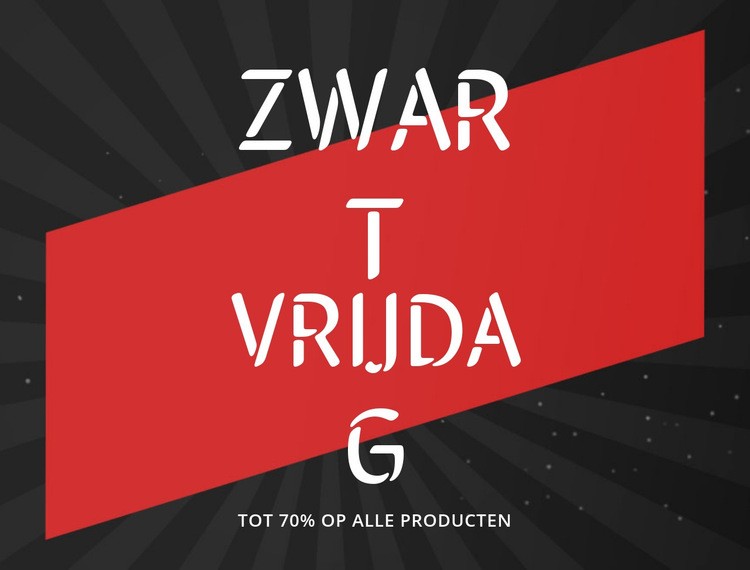 Geniet van tot wel 70% korting op alles Website ontwerp