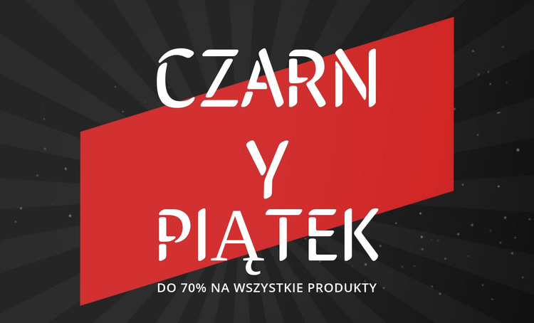 Ciesz się do 70% na wszystkim Szablon HTML