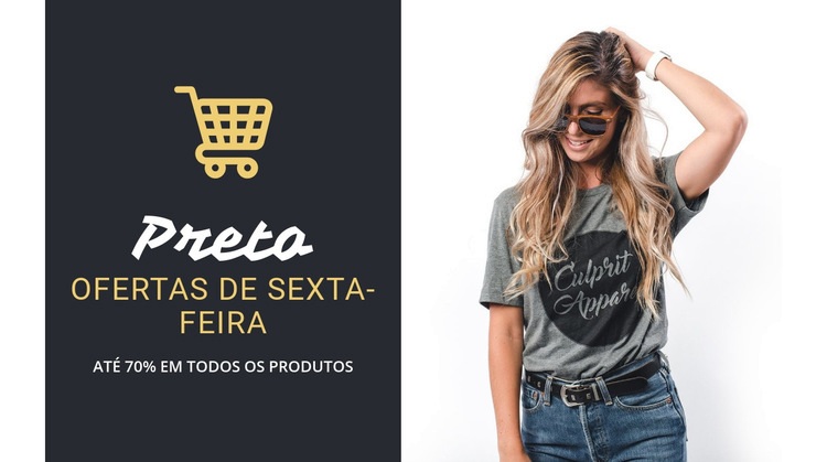 As melhores ofertas da Black Friday Landing Page