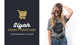 En Iyi Black Friday Fırsatları Için HTML Açılış Sayfası