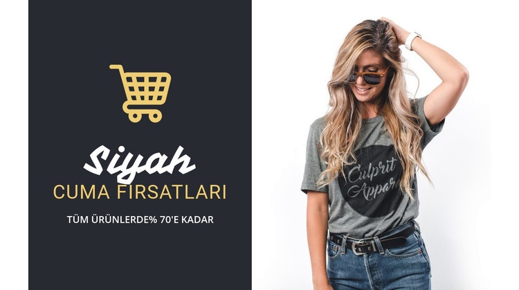 En iyi Black Friday fırsatları HTML5 Şablonu