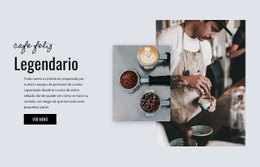 Panadería Café: Plantilla Adaptable HTML5