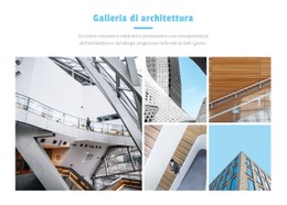 Galleria Di Design Architettonico Modello Di Sito