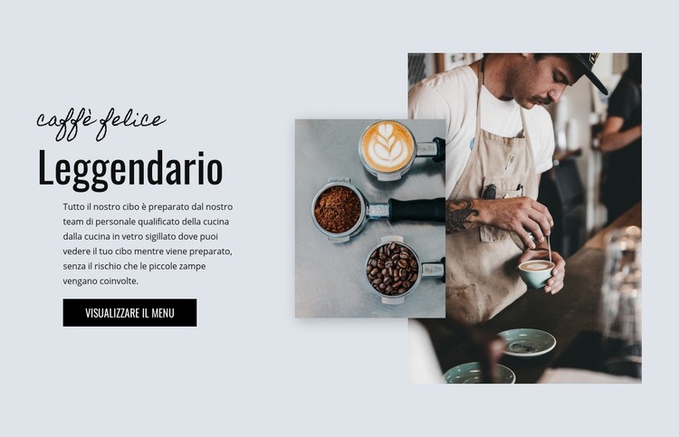 Panetteria Cafe Modello HTML