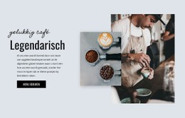 Prachtig Webontwerp Voor Cafe Bakkerij