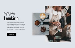 Web Design Incrível Para Padaria Café