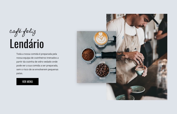 Padaria Café Maquete do site