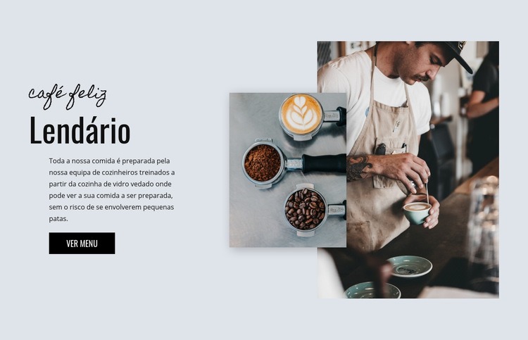 Padaria Café Landing Page
