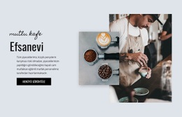 Cafe Fırın Için Çarpıcı Web Tasarımı