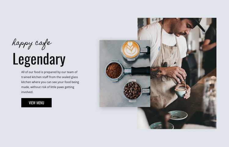 Cafe bakery Website Builder Templates