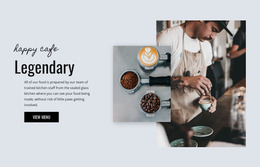 Cafe Bakery - Free Download Website Mockup