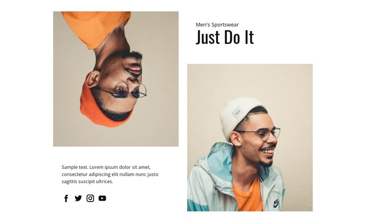 Low-priced sportswear CSS Template