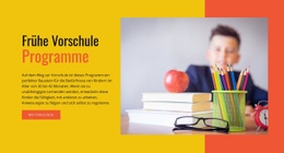Website-Designer Für Frühe Vorschulprogramme