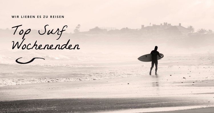 Top Surf Wochenenden Website design