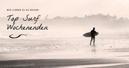 Top Surf Wochenenden – Fantastisches Website-Modell