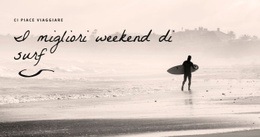 I Migliori Weekend Di Surf - Tema WordPress Semplice