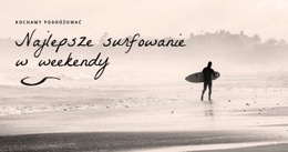Najlepsze Weekendy Surfingowe - Strona Docelowa