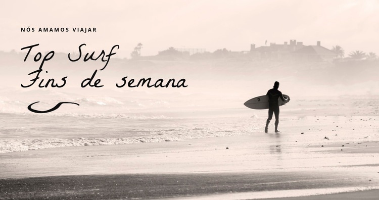 Melhores fins de semana de surf Design do site