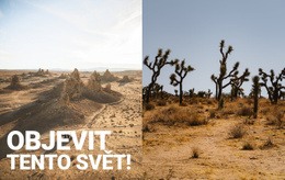 HTML Webové Stránky Pro Nekonečné Pouště