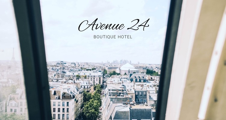 Boutique hotel CSS Template