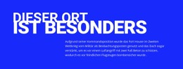 Titel, Text Auf Blauem Hintergrund Responsive Site