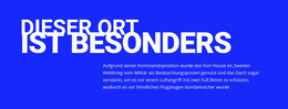 Kostenloser Download Für Titel, Text Auf Blauem Hintergrund HTML-Vorlage