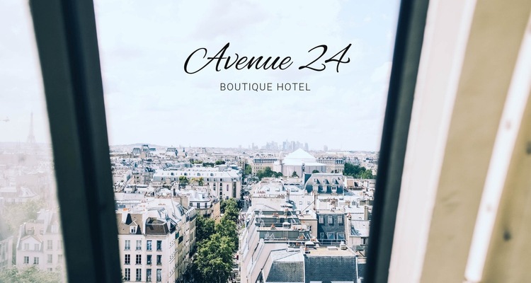 Boutique Hotel HTML Website Builder