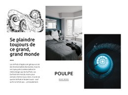 Créateur De Sites Web Le Plus Créatif Pour Thème De L'Océan À L'Intérieur