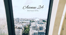 Boutique Hotel - Beautiful Homepage Design