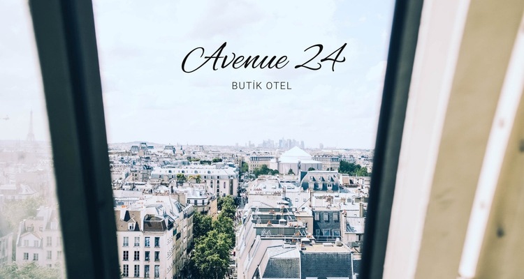 Butik otel Açılış sayfası