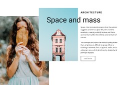 Public Space Design Basic Html Template With CSS