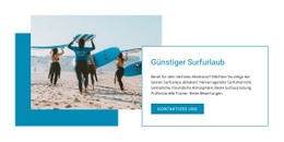 Guter Surfurlaub - Online HTML Page Builder