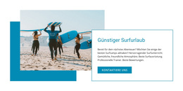 Guter Surfurlaub – Benutzerdefiniertes WordPress-Theme