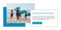 Vacaciones De Surf Baratas - Mejor Diseño De Sitio Web