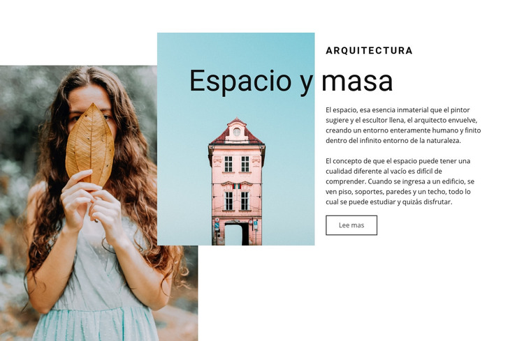 Diseño de espacios públicos Plantilla HTML