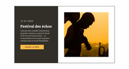 Festival De Musique Et Divertissement - Modèle De Site Web Joomla