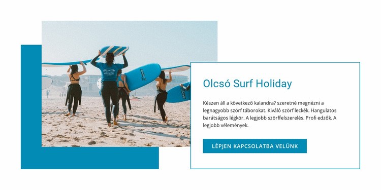 Cheep surf ünnep Weboldal tervezés