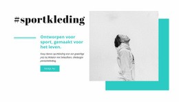 De Beste Sportkledingmerken - HTML Layout Builder