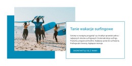 Tanie Wakacje Surfingowe - Online HTML Page Builder
