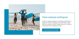 Szablon CSS Dla Tanie Wakacje Surfingowe
