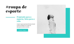 As Melhores Marcas De Roupas Esportivas - Tema WordPress