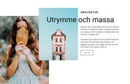 Offentlig Rymddesign Grundläggande HTML-Mall Med CSS