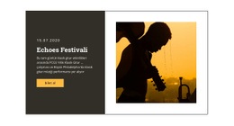 Müzik Festivali Ve Eğlence - Ücretsiz Şablon