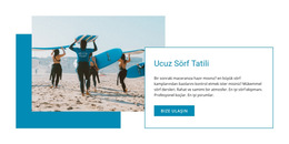 Cheep Sörf Tatili - Basit Web Sitesi Şablonu