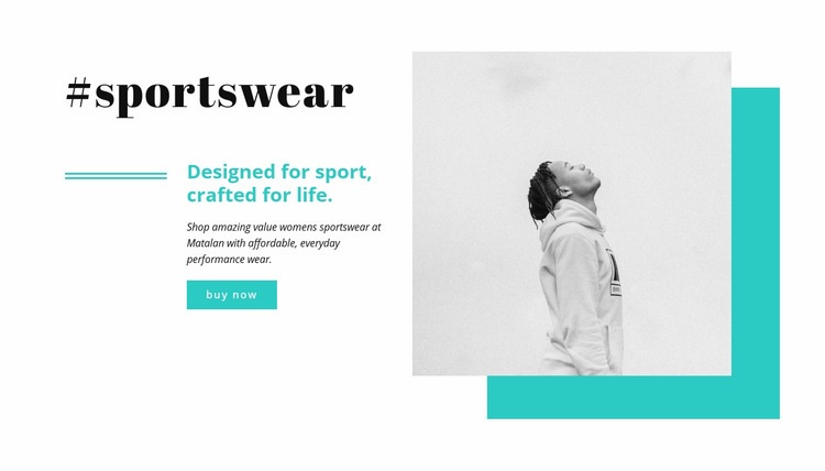 The best sportswear brands Webflow Template Alternative