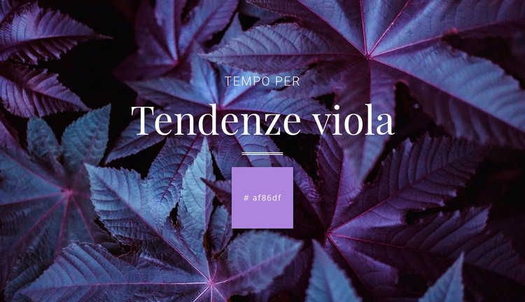 Colore polarizzante Modello HTML