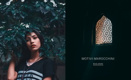 Tendenze Orientali Nella Moda - Mockup Di Sito Web Multiuso Creativo